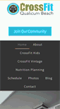 Mobile Screenshot of crossfitqualicumbeach.com