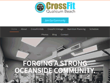 Tablet Screenshot of crossfitqualicumbeach.com